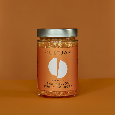Cultjar Thai Yellow Curry Carrots jar