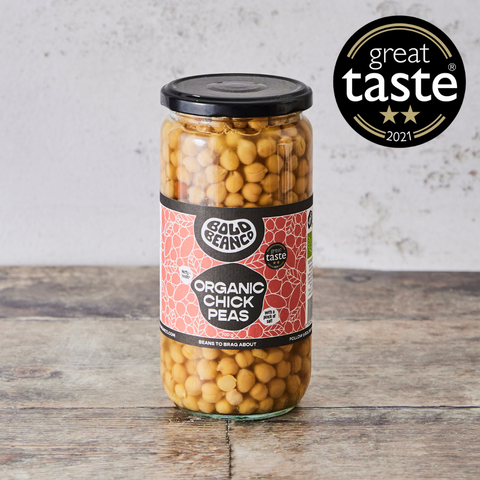 Organic Chick Peas 700g - Bold Bean Co