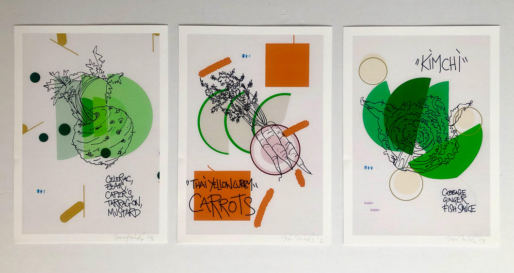 Prints - Ferment Triptych by Jim Fisher